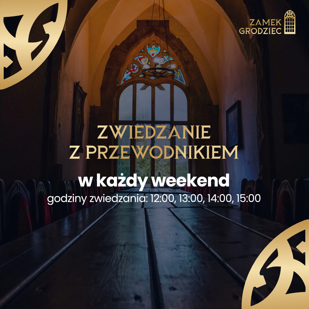 Zapraszamy na zwiedzanie Zamku Grodziec z przewodnikiem! 5-6 marca | godz. 12:00, 13:00, 14:00, 15:00